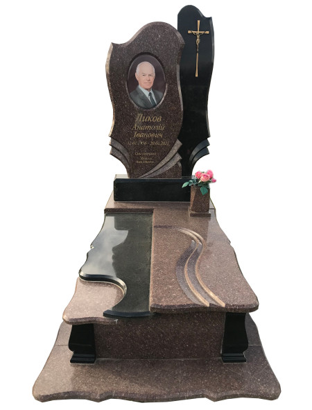 Пам'ятник з токівського та букінського граніту