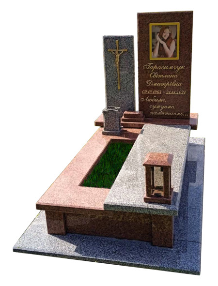 Пам'ятник з лізнику та покостівки