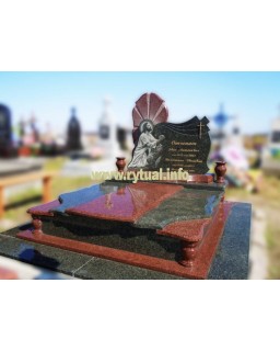 Пам'ятник з човнового, лізниківського та букінського граніту