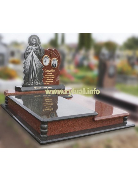 Пам'ятник з лізниківського та букінського граніту